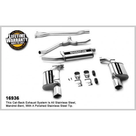 Charger 16936 Stainless Dual Split Rear Exit Catback Exhaust